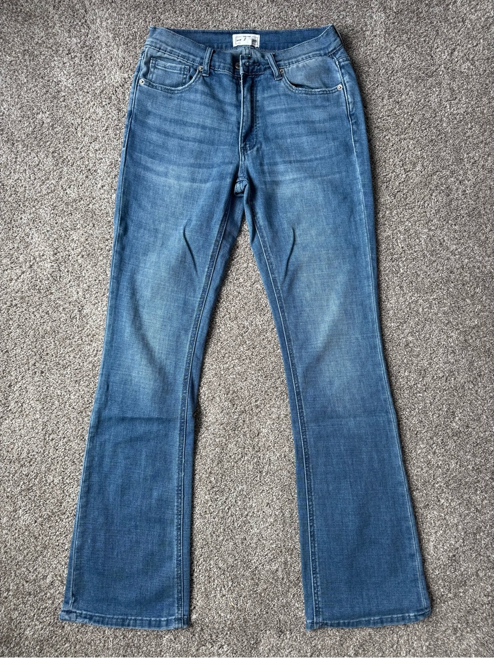 For The Republic Women's Blue Flare Jeans
